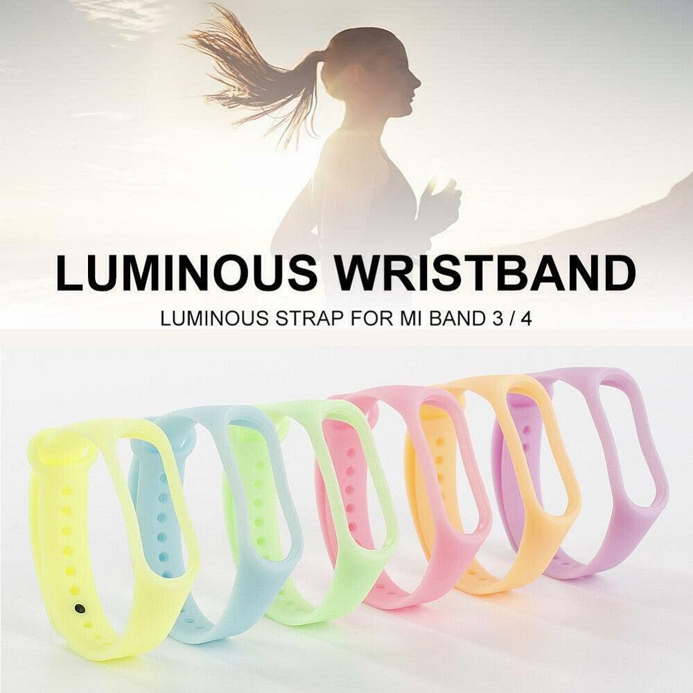 Luminous Silicone Watch Strap - Soft, Comfortable, and Safe