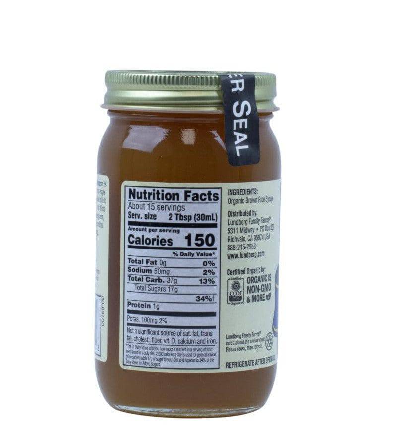 Organic Lundberg Rice Syrup - Natural Sweetener - Korvel