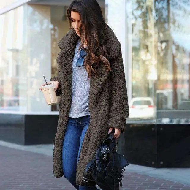 Luxurious Fleece Jacket for Women - Cozy Casual Outerwear