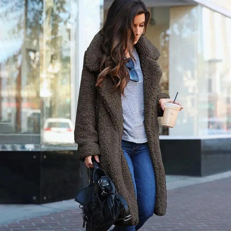 Luxurious Fleece Jacket for Women - Cozy Casual Outerwear