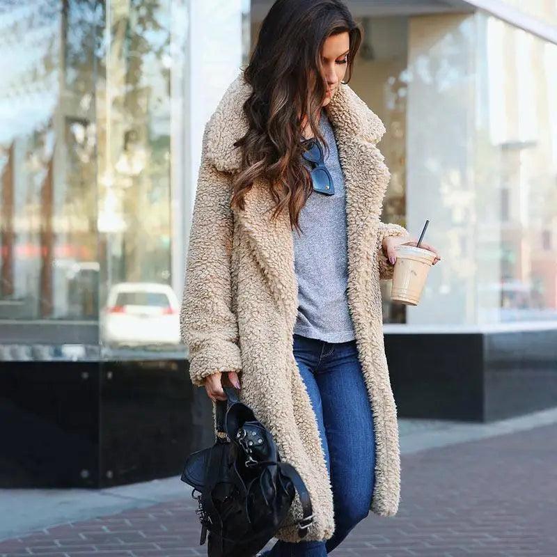 Luxurious Fleece Jacket for Women - Cozy Casual Outerwear