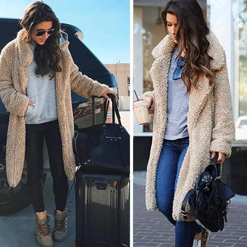 Luxurious Fleece Jacket for Women - Cozy Casual Outerwear