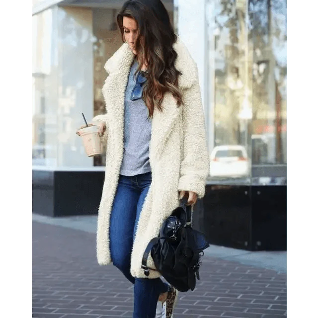 Luxurious Fleece Jacket for Women - Cozy Casual Outerwear
