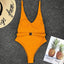 Elegant Black One-Piece Swimsuit with Ruffles