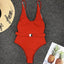 Elegant Black One-Piece Swimsuit with Ruffles