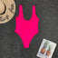 Elegant Black One-Piece Swimsuit with Ruffles