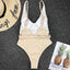 Elegant Black One-Piece Swimsuit with Ruffles