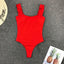 Elegant Black One-Piece Swimsuit with Ruffles