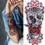 Luxury Black Forest Tiger Wolf Temporary Tattoo Sticker