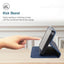 Coque portefeuille flip bleue de luxe pour iPhone 14/13/12/11