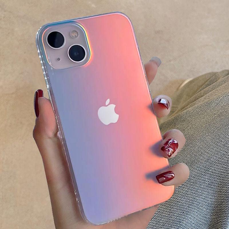 Funda de teléfono colorida de lujo a prueba de golpes para iPhone