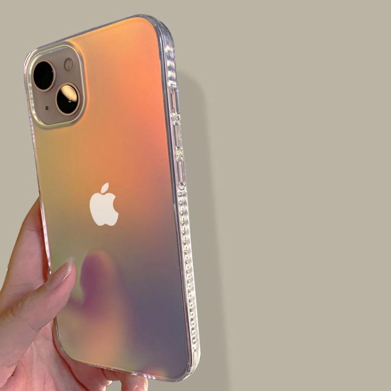 Funda de teléfono colorida de lujo a prueba de golpes para iPhone