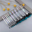 Ensemble de Pinceaux de Maquillage en Cristal de Luxe - 10 Pièces