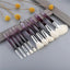 Ensemble de Pinceaux de Maquillage en Cristal de Luxe - 10 Pièces