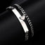 Luxury Heart-Shaped Couple Bracelet - Adjustable Stainless Steel