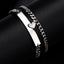 Luxury Heart-Shaped Couple Bracelet - Adjustable Stainless Steel