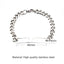 Luxury Heart-Shaped Couple Bracelet - Adjustable Stainless Steel