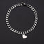 Luxury Heart-Shaped Couple Bracelet - Adjustable Stainless Steel