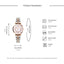 Montre à Quartz Élégante Bicolore en Diamant pour Femmes