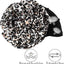 Elegant Lightweight Black Flower Turban for Women