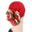 Elegant Lightweight Black Flower Turban for Women