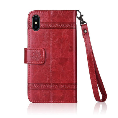 Premium Leather Flip Wallet Case for iPhone 11/12/13