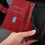 Housse de portefeuille en cuir premium pour iPhone 11/12/13