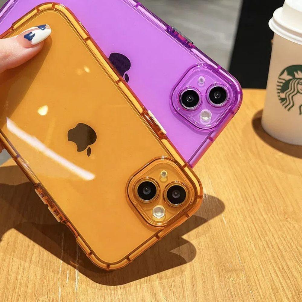 Coque de téléphone fluorescente de luxe pour iPhone 13/14 Pro Max