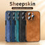 Coque Bumper en Cuir de Luxe pour iPhone 14/13/12/11 Pro Max