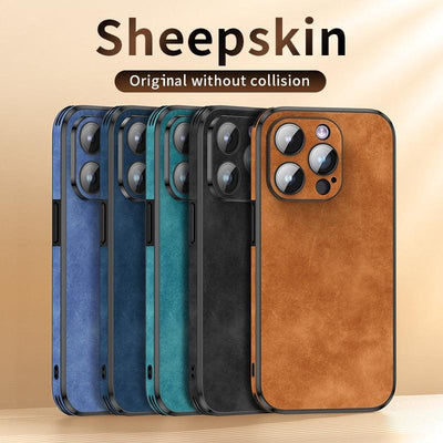 Luxury Leather Bumper Case for iPhone 14/13/12/11 Pro Max