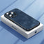 Coque Bumper en Cuir de Luxe pour iPhone 14/13/12/11 Pro Max