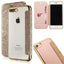 Étui portefeuille en cuir pailleté de luxe pour iPhone