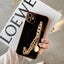 Luxury Gold Metal Coin Bracelet Case for iPhone