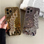 Glamorous Gold-Plated Electroplated Bracelet Case for iPhone - Dazzling Rhinestone Protection - Korvel