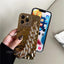 Glamorous Gold-Plated Electroplated Bracelet Case for iPhone - Dazzling Rhinestone Protection - Korvel