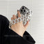 Glamorous Gold-Plated Electroplated Bracelet Case for iPhone - Dazzling Rhinestone Protection - Korvel