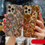 Glamorous Gold-Plated Electroplated Bracelet Case for iPhone - Dazzling Rhinestone Protection - Korvel