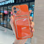 Funda de teléfono de lujo chapada en oro con ranura para tarjetas para iPhone