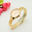 Reloj de Acero Inoxidable de Oro de Lujo para Mujer