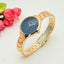 Reloj de Acero Inoxidable de Oro de Lujo para Mujer
