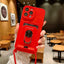 Premium Magnetic Ring Card Holder Case for iPhone 14/13/12/11 with Lanyard and Kickstand - Korvel