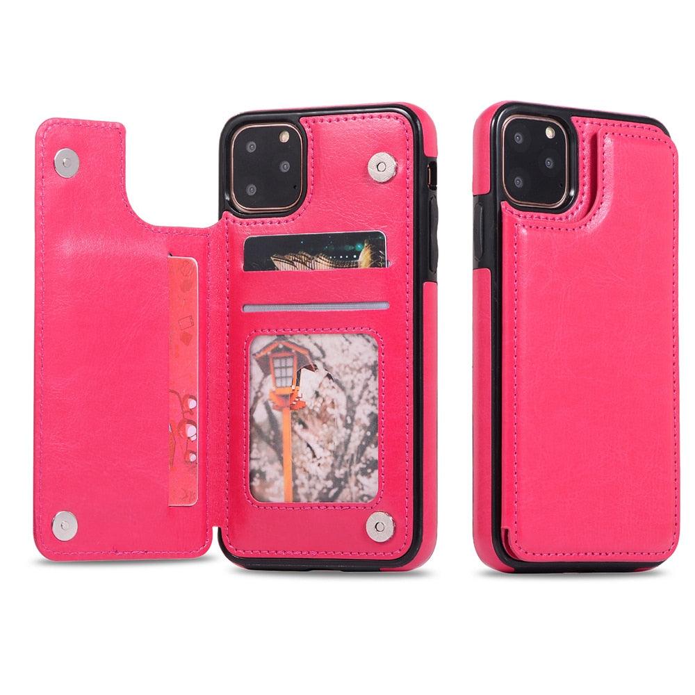 Funda de Cuero Premium para iPhone 14/13/12/11 Series