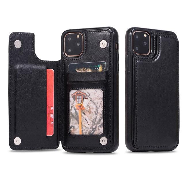 Funda de Cuero Premium para iPhone 14/13/12/11 Series
