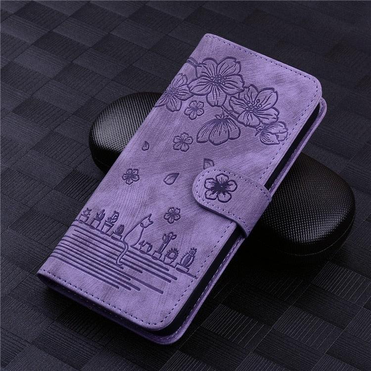 Elegant PU Leather Flip Case for iPhone 14/13/12/11 Series - Wallet & Stand Functionality - Korvel