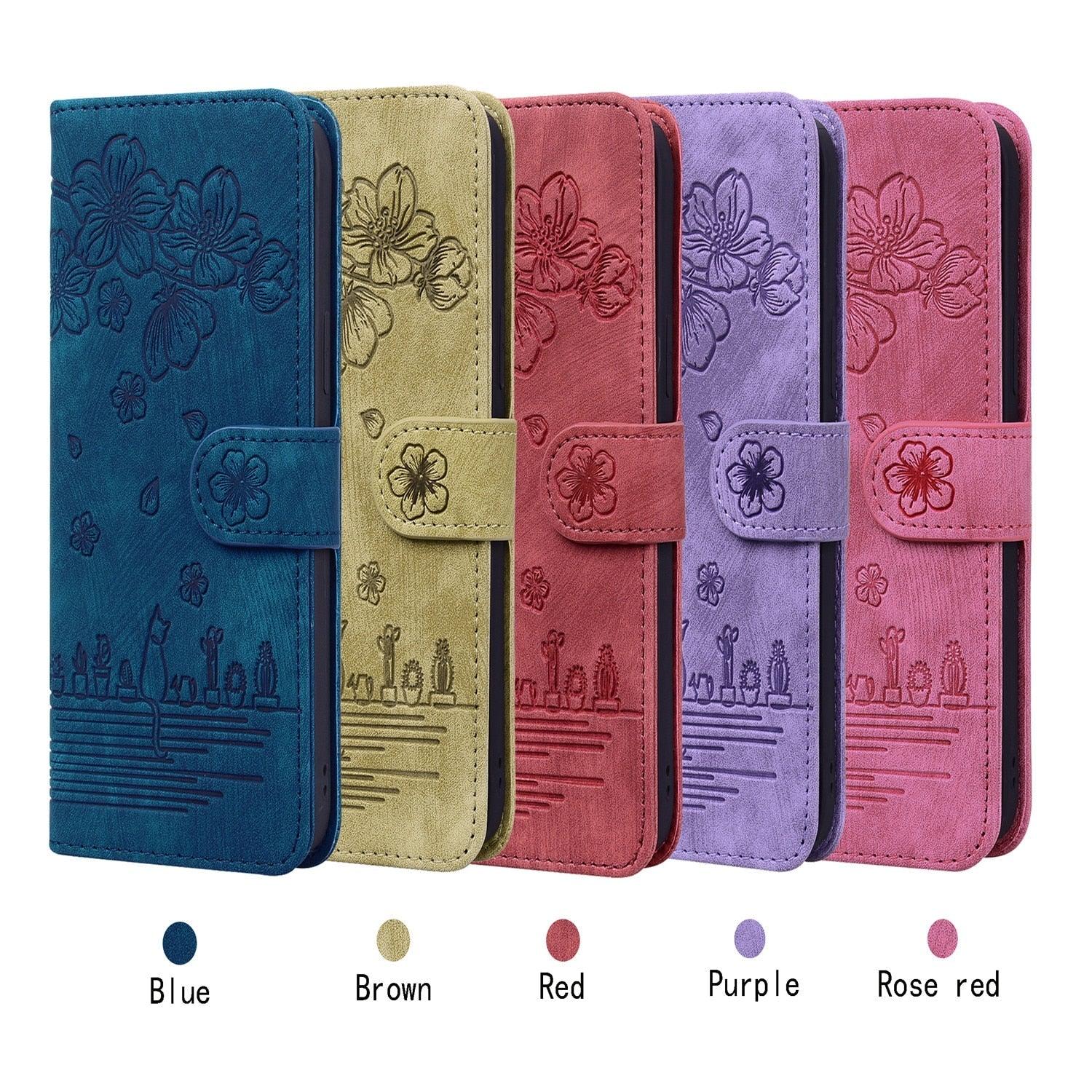 Elegant PU Leather Flip Case for iPhone 14/13/12/11 Series - Wallet & Stand Functionality - Korvel