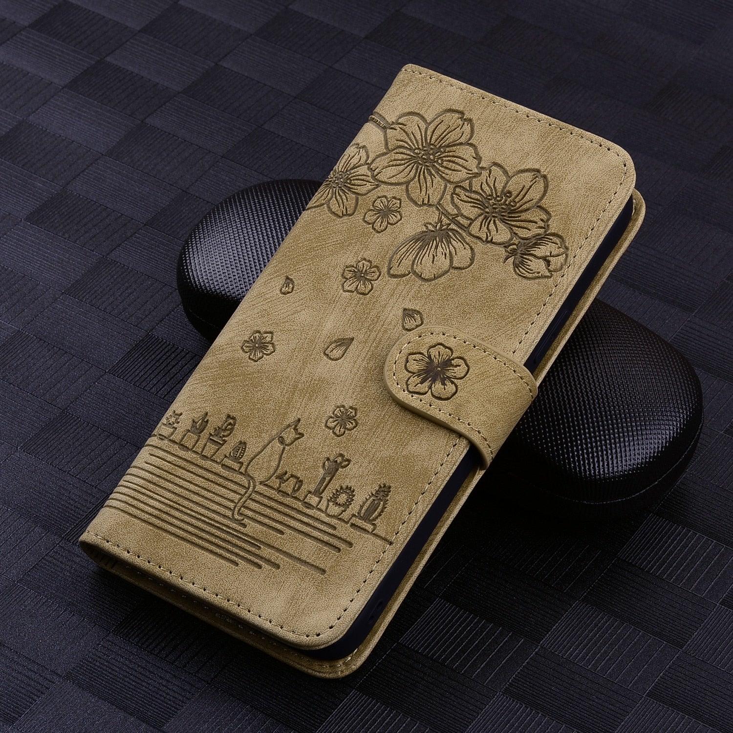 Elegant PU Leather Flip Case for iPhone 14/13/12/11 Series - Wallet & Stand Functionality - Korvel