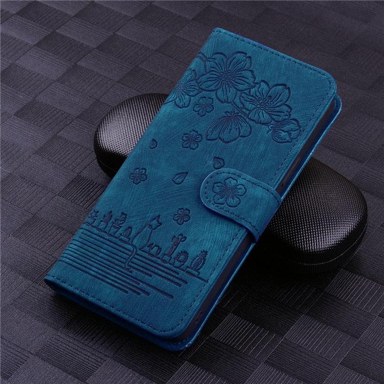 Elegant PU Leather Flip Case for iPhone 14/13/12/11 Series - Wallet & Stand Functionality - Korvel