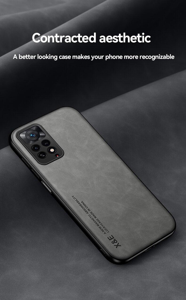 Premium Magnetic Leather Case for Xiaomi Redmi Note Series - Ultra Thin & Protective - Korvel