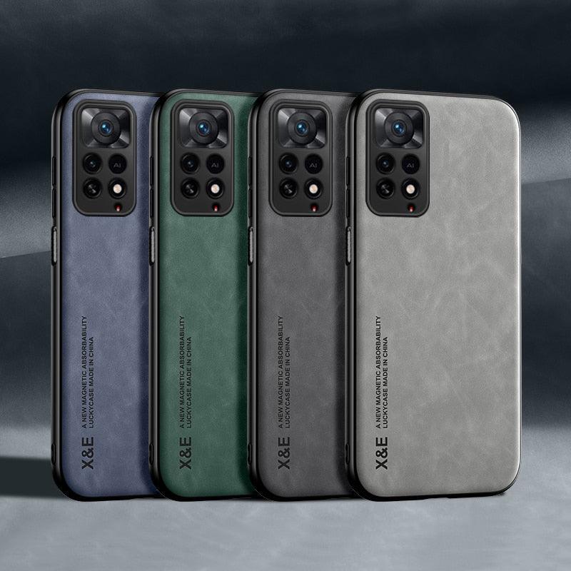 Premium Magnetic Leather Case for Xiaomi Redmi Note Series - Ultra Thin & Protective - Korvel