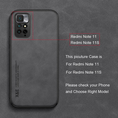 Premium Magnetic Leather Case for Xiaomi Redmi Note Series - Ultra Thin & Protective - Korvel